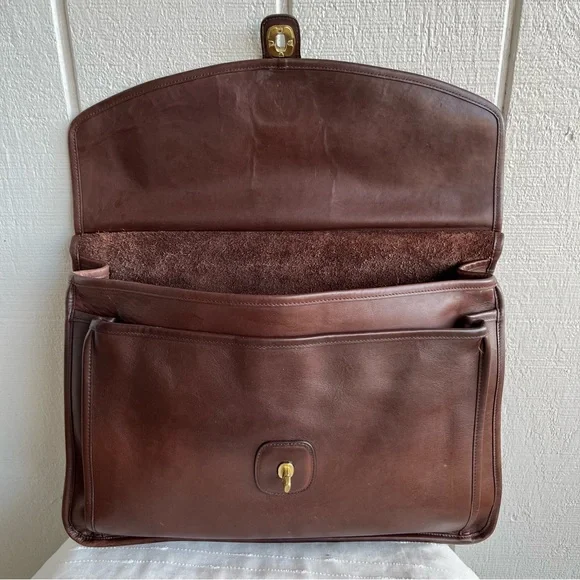 Coach Vintage Y2K Beekman Briefcase 5266 in Mahogany - Picture 3 of 12